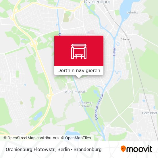 Oranienburg Flotowstr. Karte