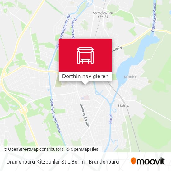 Oranienburg Kitzbühler Str. Karte