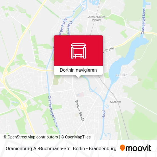 Oranienburg A.-Buchmann-Str. Karte