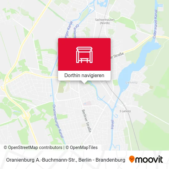Oranienburg A.-Buchmann-Str. Karte