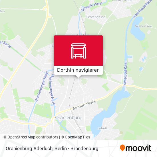 Oranienburg Aderluch Karte