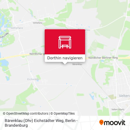 Bärenklau (Ohv) Eichstädter Weg Karte