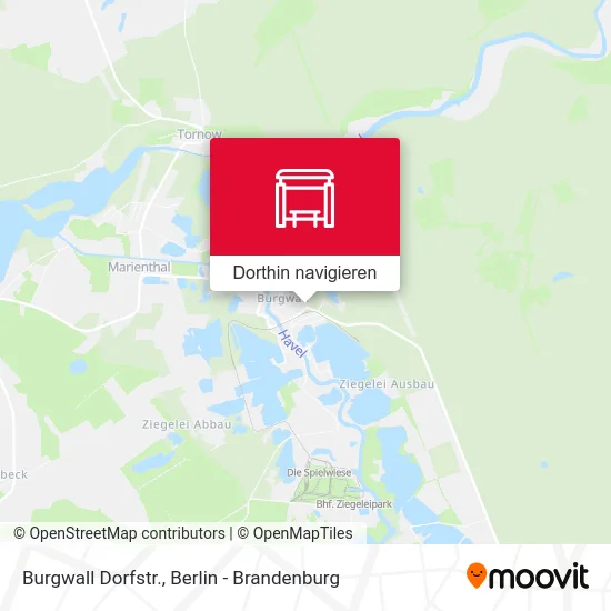 Burgwall Dorfstr. Karte