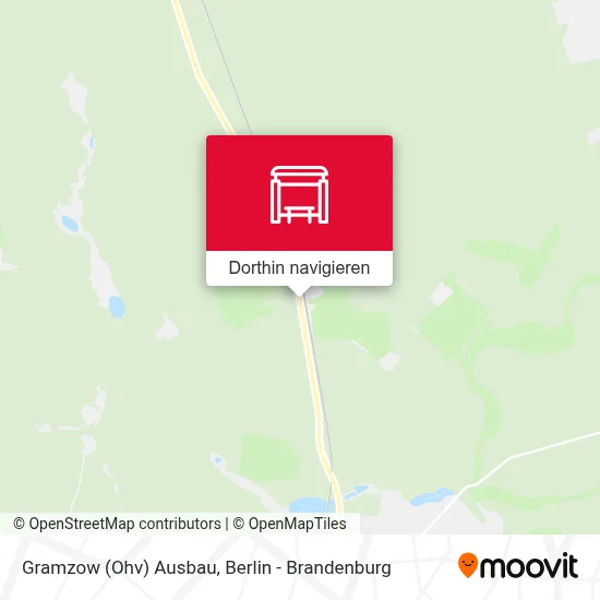 Gramzow (Ohv) Ausbau Karte