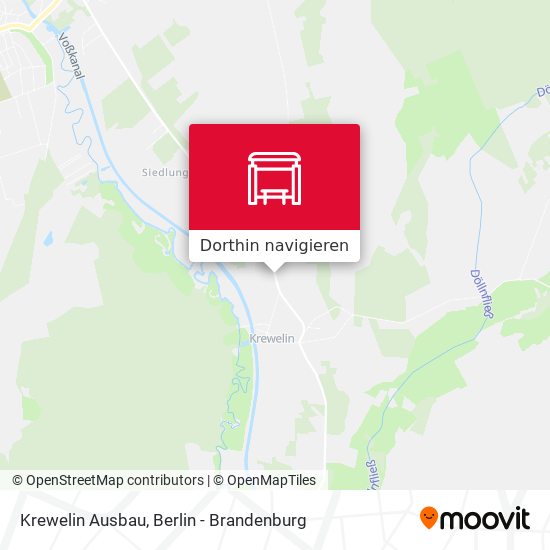 Krewelin Ausbau Karte