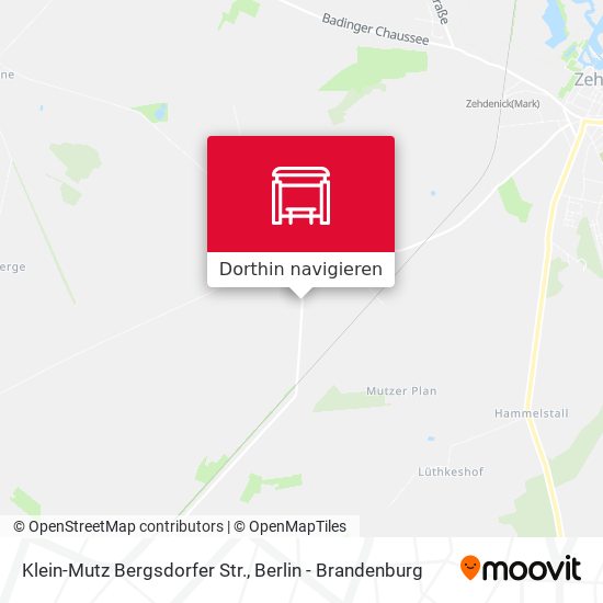 Klein-Mutz Bergsdorfer Str. Karte