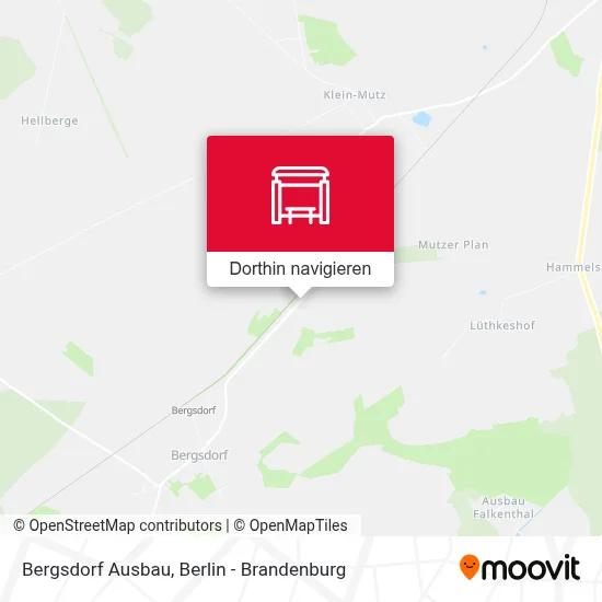 Bergsdorf Ausbau Karte