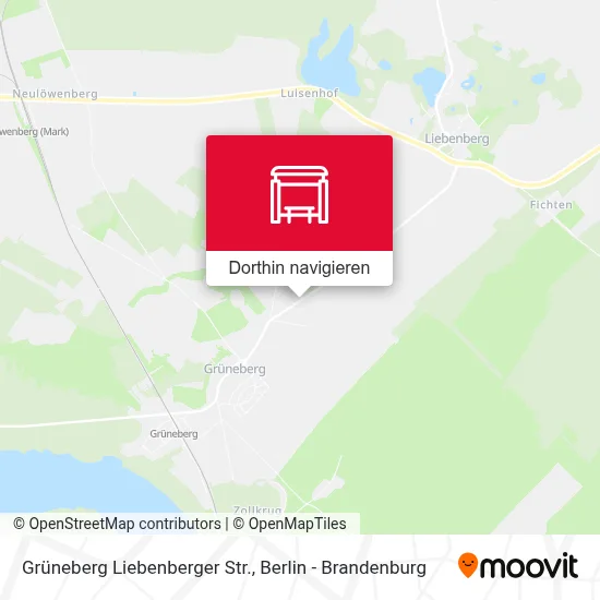 Grüneberg Liebenberger Str. Karte