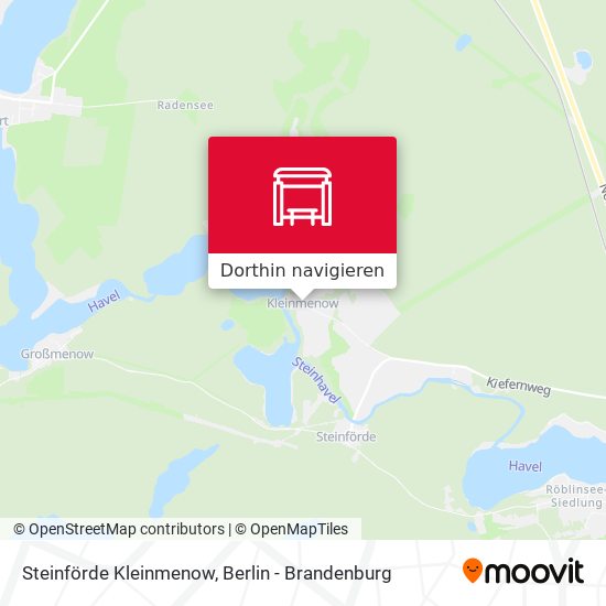 Steinförde Kleinmenow Karte