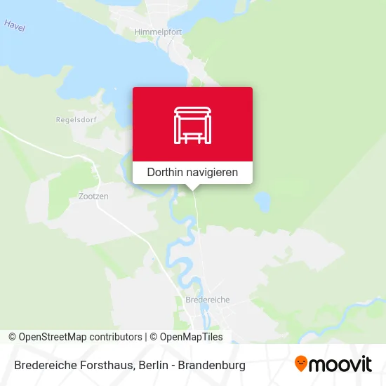 Bredereiche Forsthaus Karte