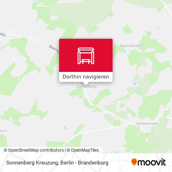 Sonnenberg Kreuzung Karte