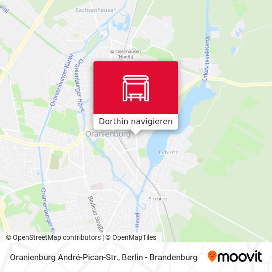 Oranienburg André-Pican-Str. Karte