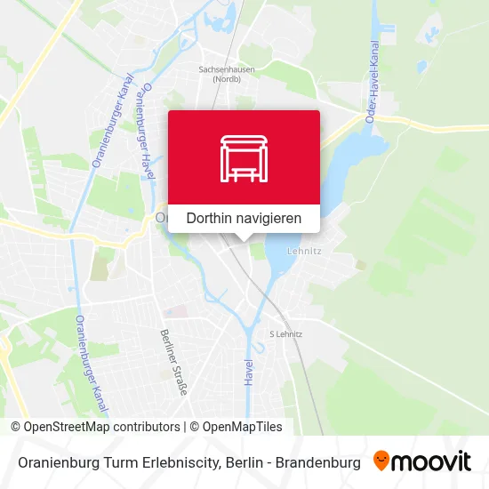 Oranienburg Turm Erlebniscity Karte