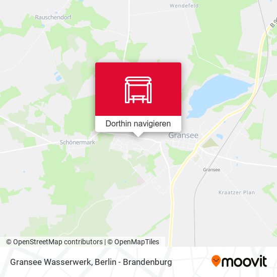 Gransee Wasserwerk Karte