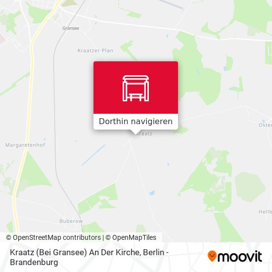 Kraatz (Bei Gransee) An Der Kirche Karte