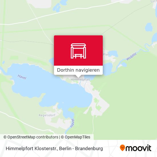 Himmelpfort Klosterstr. Karte