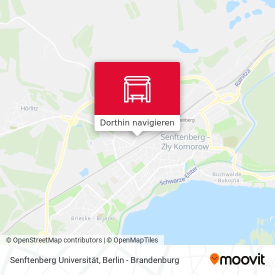 Senftenberg Universität Karte