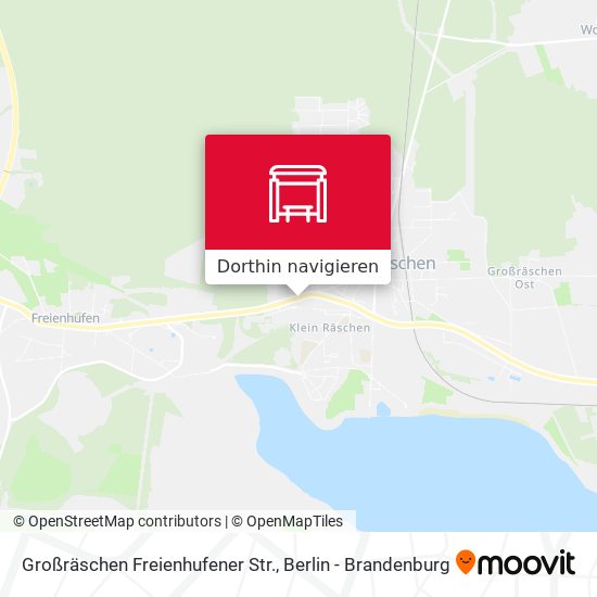 Großräschen Freienhufener Str. Karte