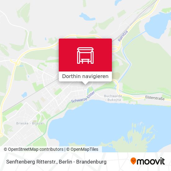Senftenberg Ritterstr. Karte