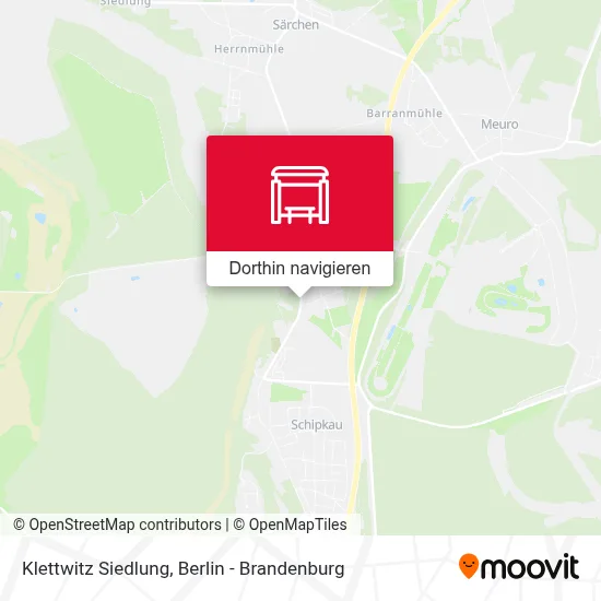 Klettwitz Siedlung Karte