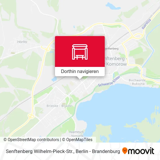 Senftenberg Wilhelm-Pieck-Str. Karte