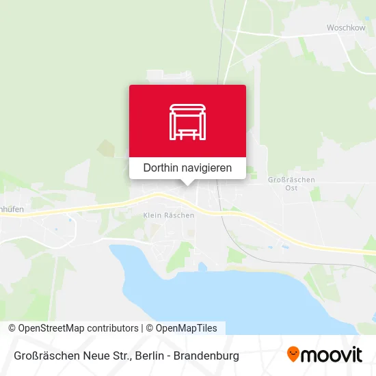 Großräschen Neue Str. Karte