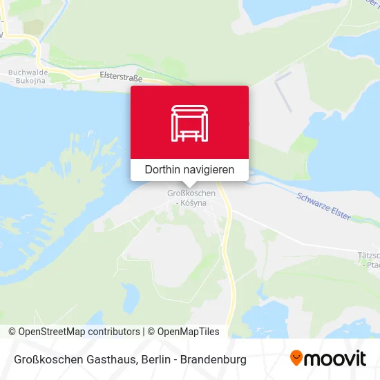 Großkoschen Gasthaus Karte