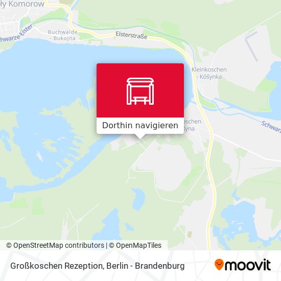 Großkoschen Rezeption Karte