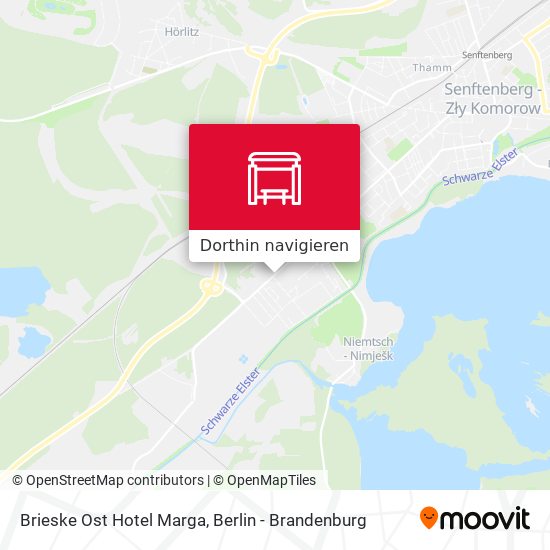 Brieske Ost Hotel Marga Karte