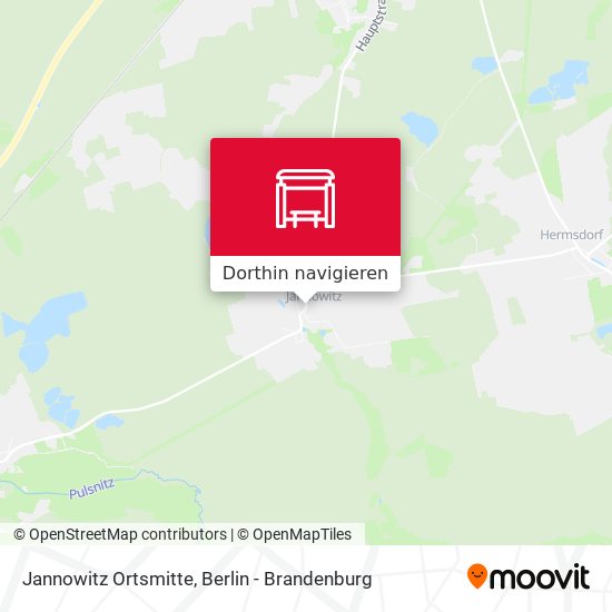 Jannowitz Ortsmitte Karte