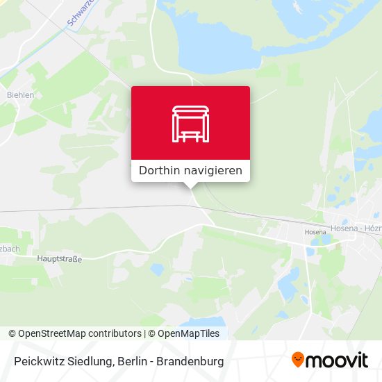 Peickwitz Siedlung Karte