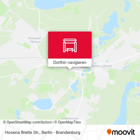 Hosena Breite Str. Karte