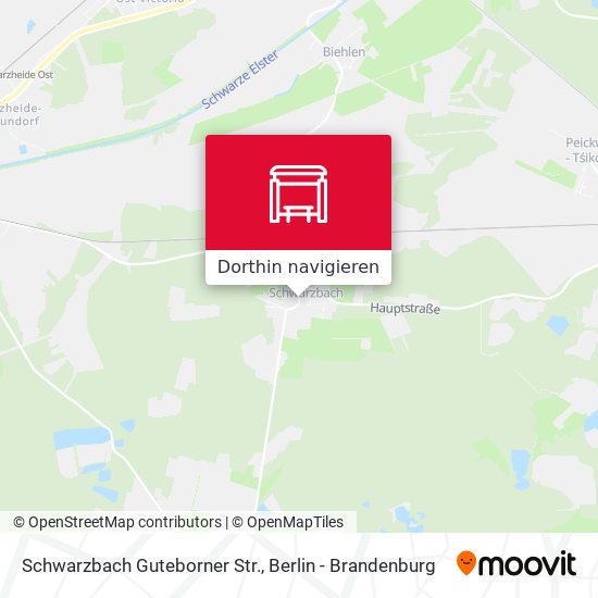 Schwarzbach Guteborner Str. Karte