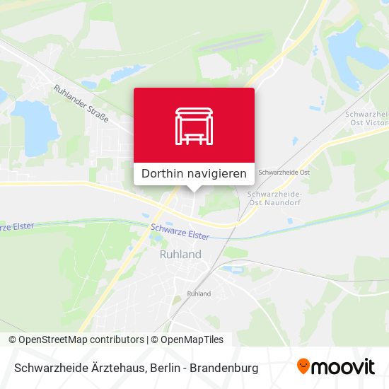 Schwarzheide Ärztehaus Karte