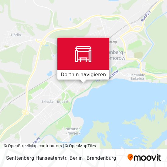 Senftenberg Hanseatenstr. Karte