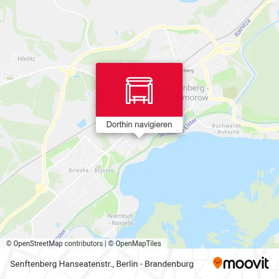 Senftenberg Hanseatenstr. Karte