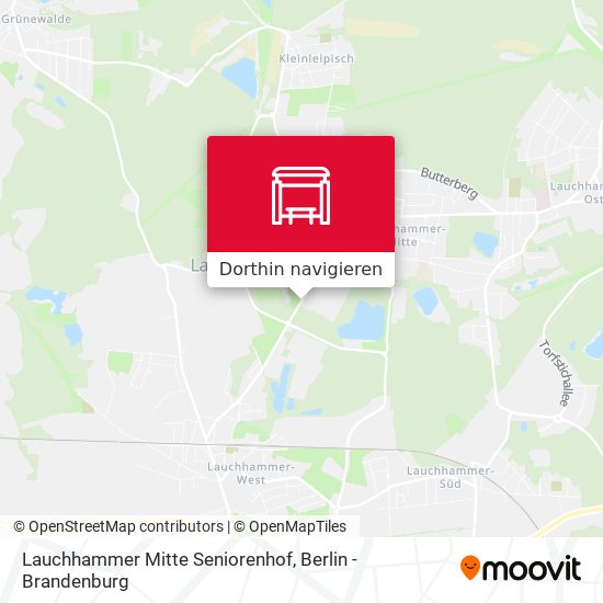 Lauchhammer Mitte Seniorenhof Karte