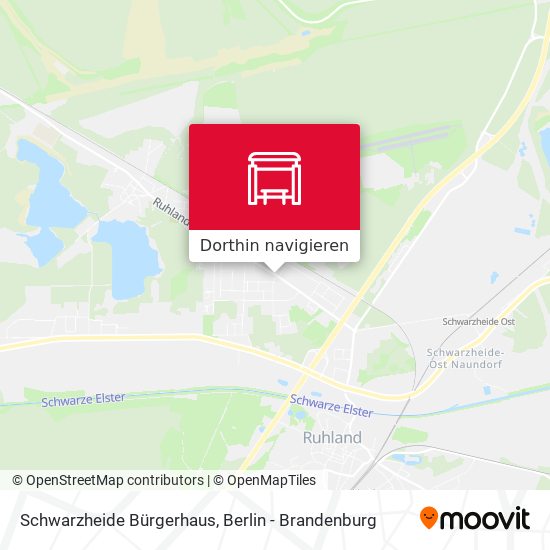 Schwarzheide Bürgerhaus Karte