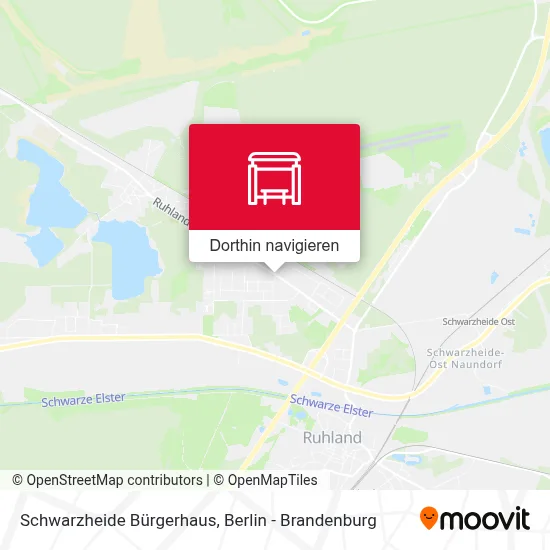 Schwarzheide Bürgerhaus Karte