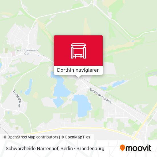 Schwarzheide Narrenhof Karte