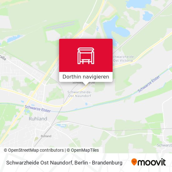 Schwarzheide Ost Naundorf Karte