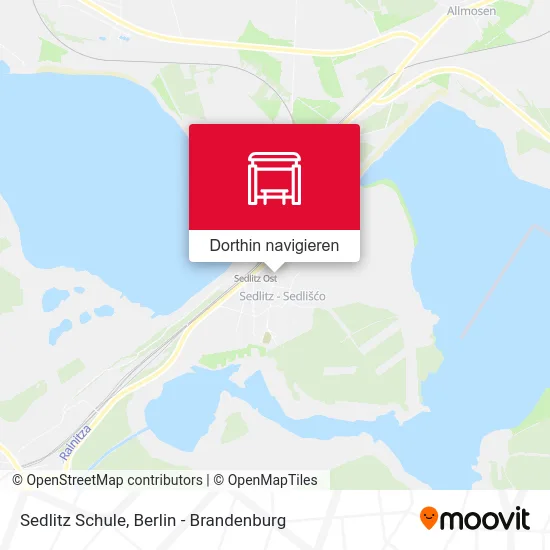 Sedlitz Schule Karte