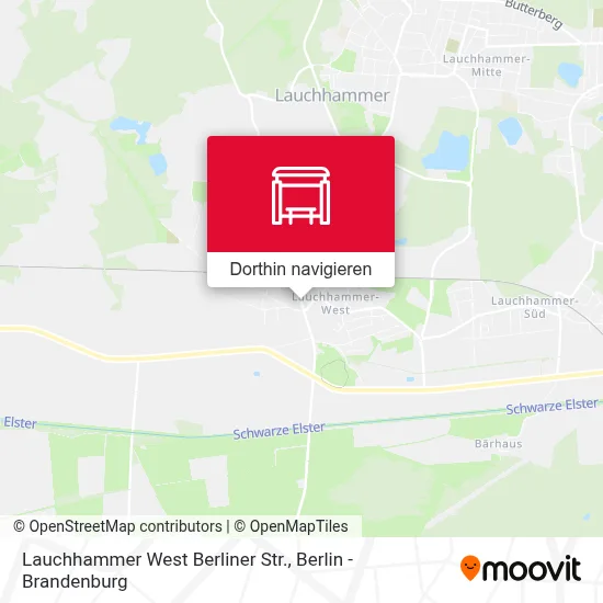 Lauchhammer West Berliner Str. Karte