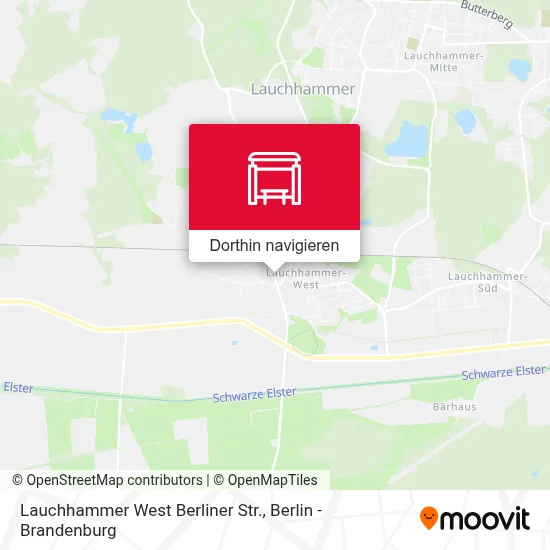 Lauchhammer West Berliner Str. Karte