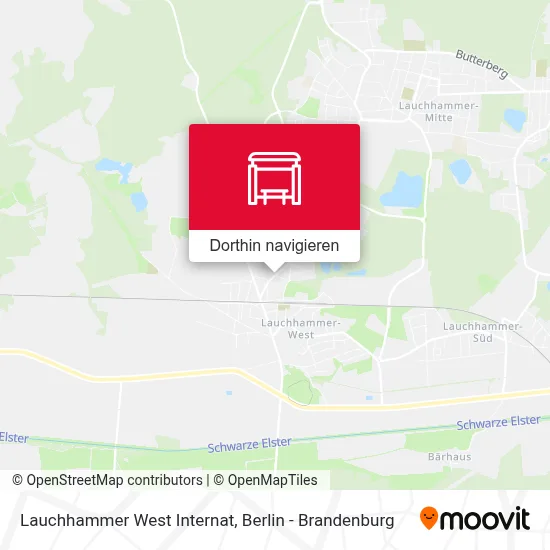 Lauchhammer West Internat Karte