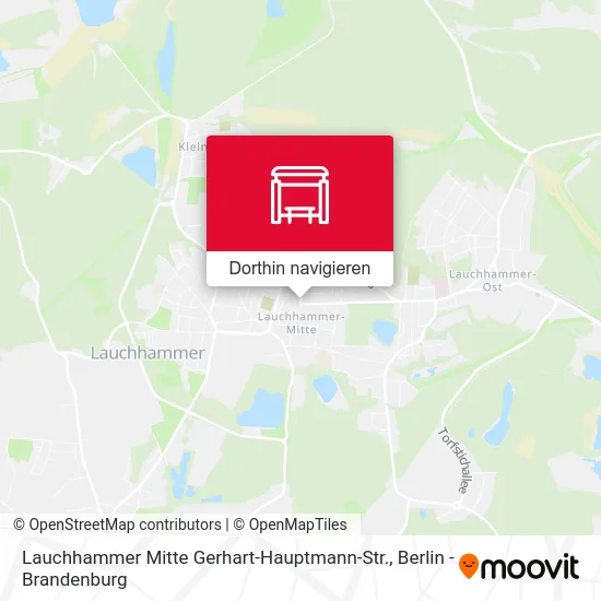 Lauchhammer Mitte Gerhart-Hauptmann-Str. Karte