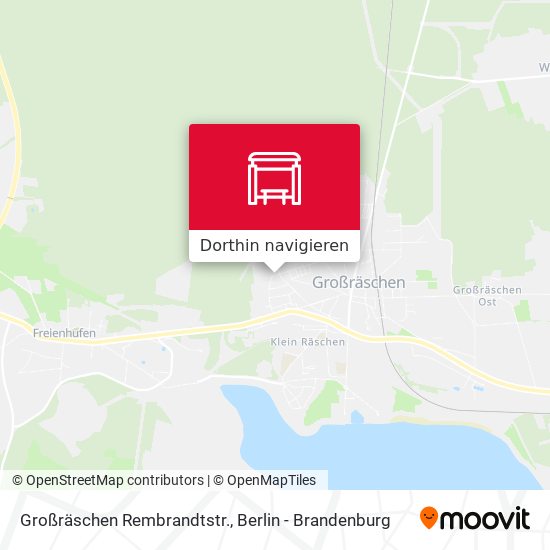 Großräschen Rembrandtstr. Karte