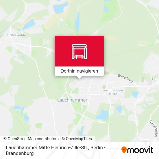 Lauchhammer Mitte Heinrich-Zille-Str. Karte