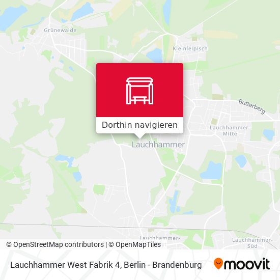 Lauchhammer West Fabrik 4 Karte