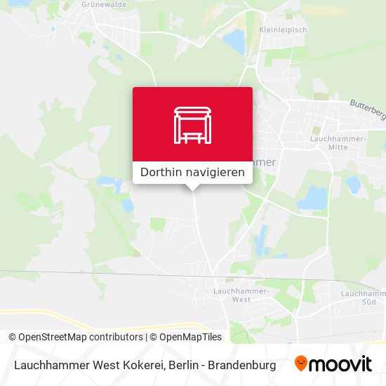 Lauchhammer West Kokerei Karte